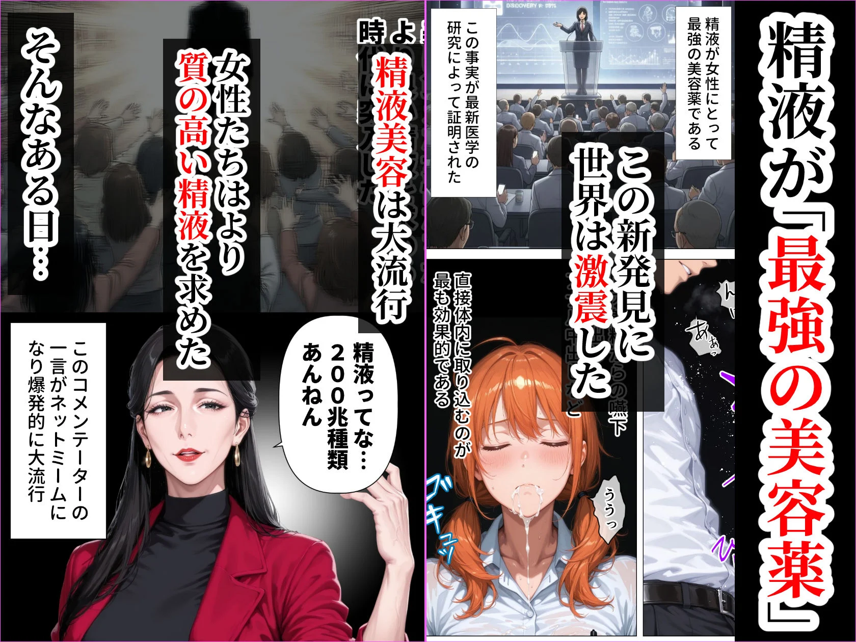 【精液が最強の美容薬の世界】 SSSレア精液で人生逆転!むちむち人妻女医の特別検診 画像2