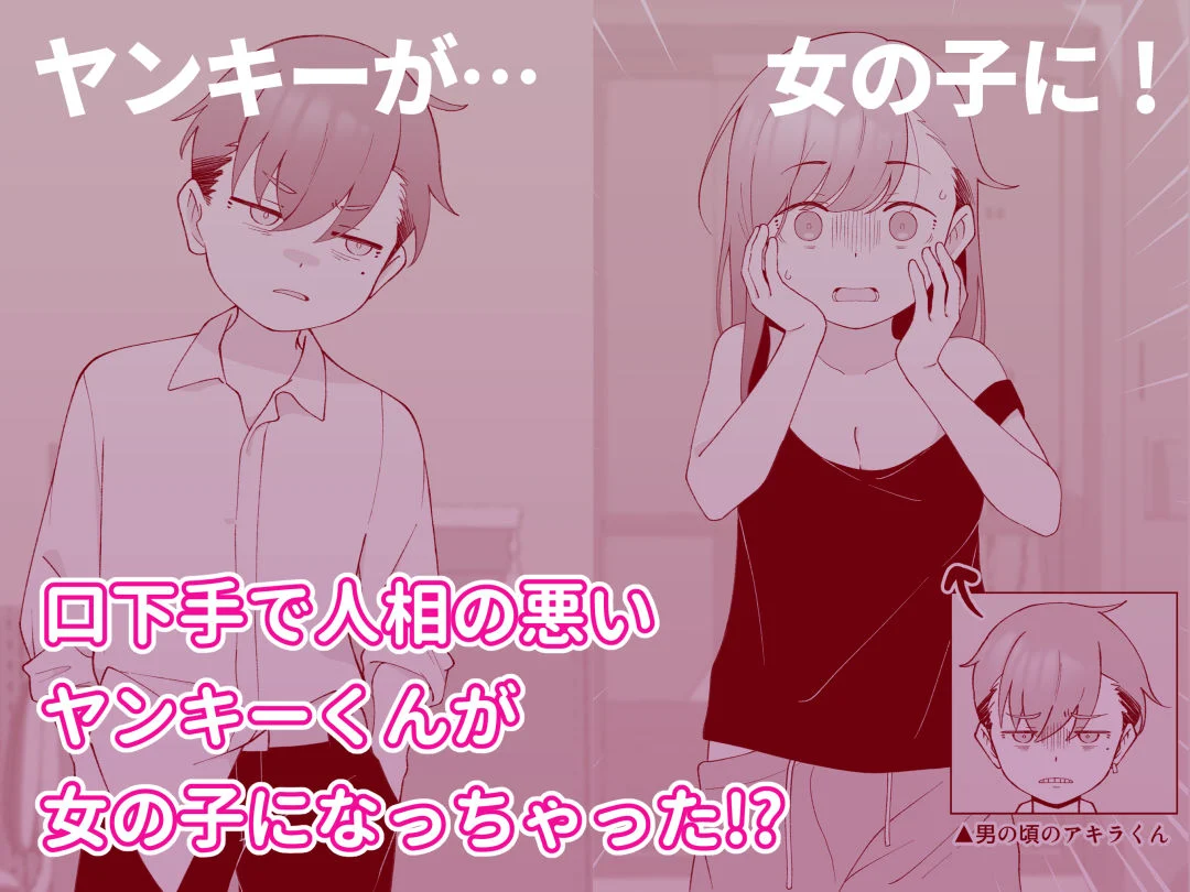 先生の彼女になる女の子になっちゃったヤンキー君 総集編完全版 画像1