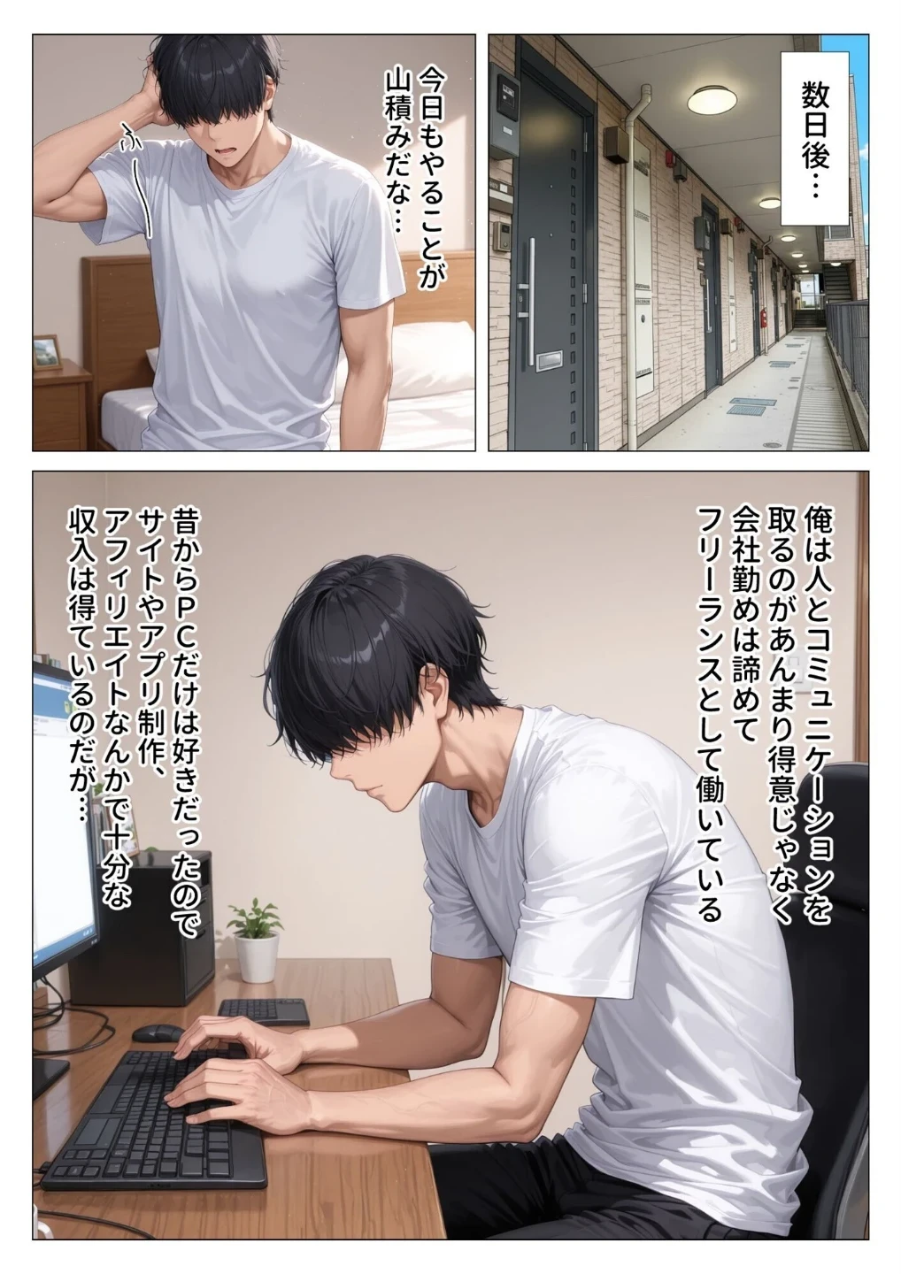 【棒消し版】人妻マンションの性活 画像10